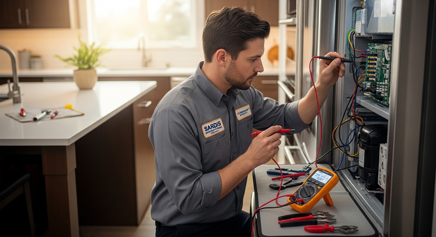 Appliance Repair Technician Refrigerator Inspection Chilliwack