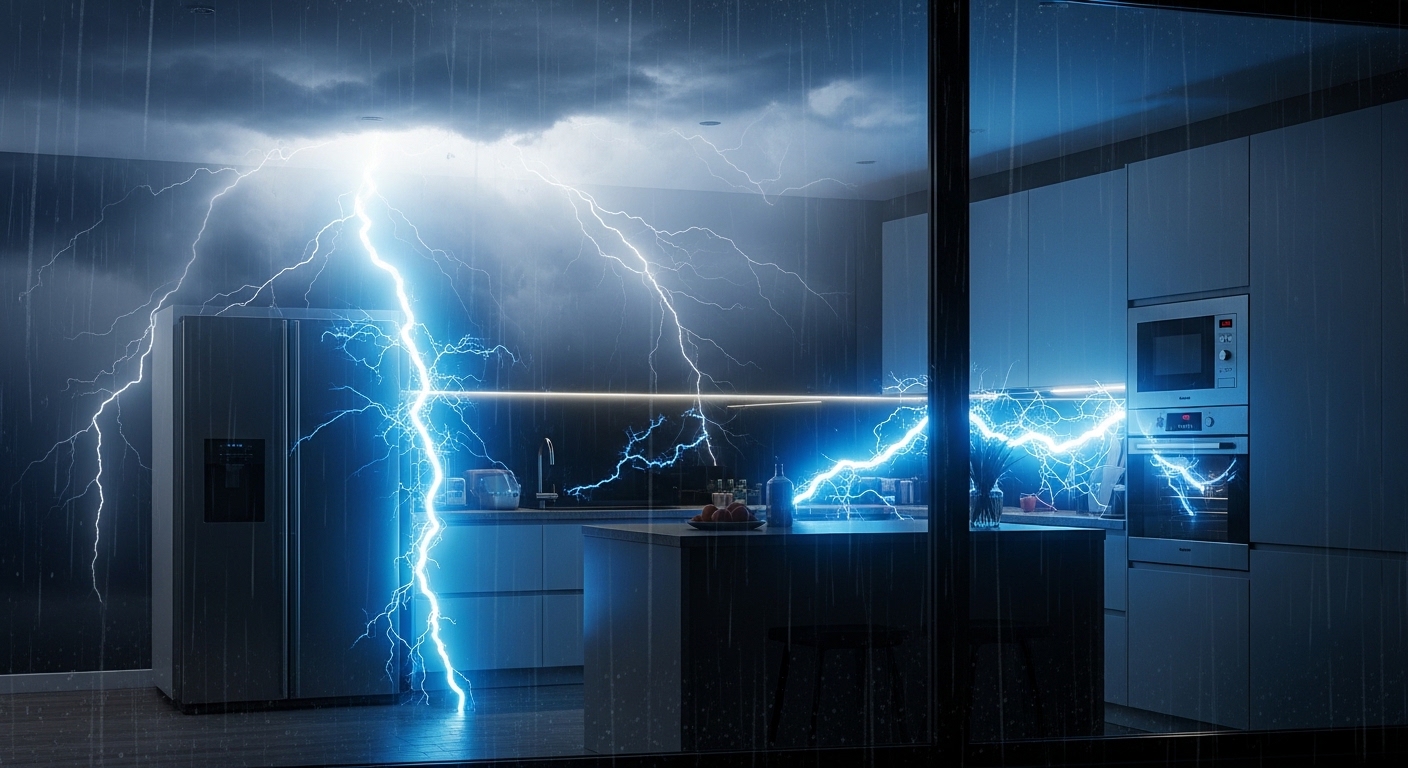 Power surge damaging modern kitchen appliances