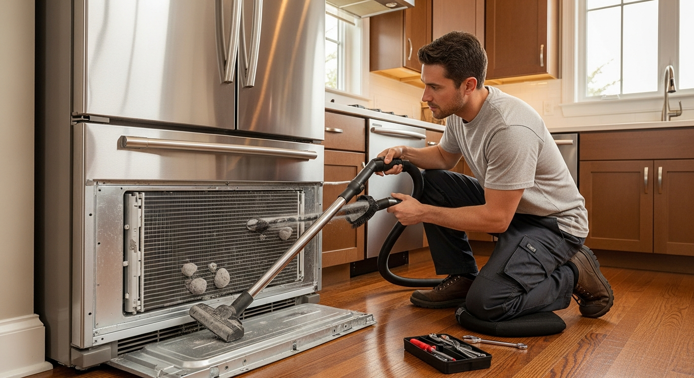 Preventive Refrigerator Maintenance Cleaning Coils