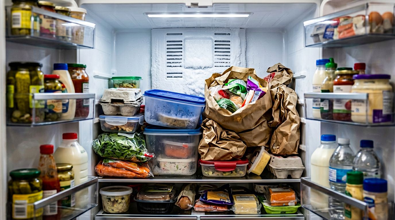 blocked refrigerator air vents airflow issue