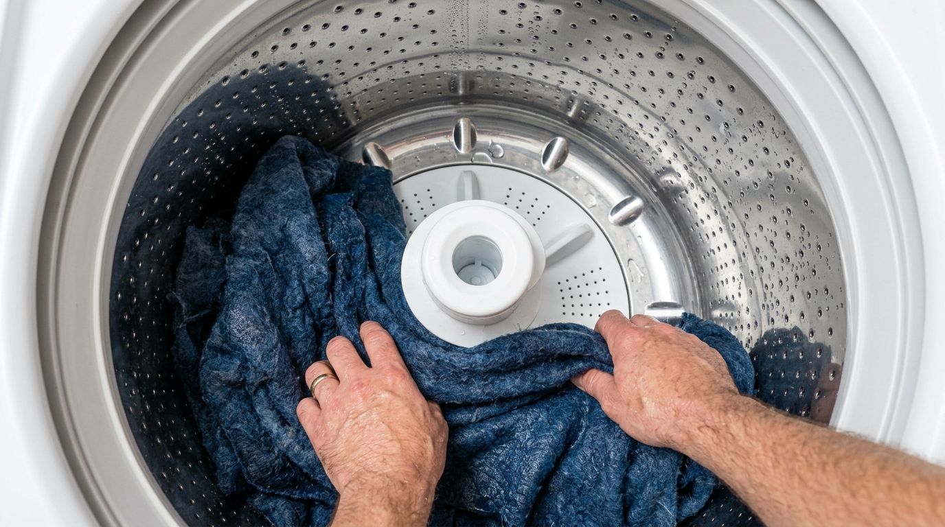 Adjusting an unbalanced washer load